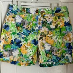 SUMMER SALE | Lands’ End Floral Shorts - Size 8 - Mid Rise
